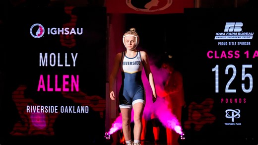 Riverside's Molly Allen, a 4-time Iowa state wrestling champion, commits to Oklahoma State