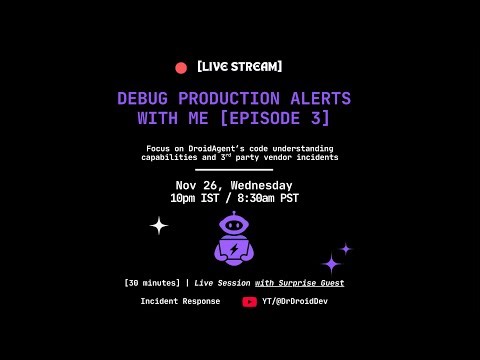 Debug Production Alerts with me [Episode 3]
