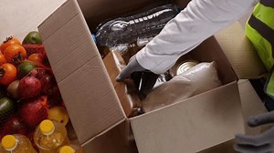 Donation Food Parcel Contains Variety Basic Stock Footage Video (100% Royalty-free) 3476948597 | Shutterstock