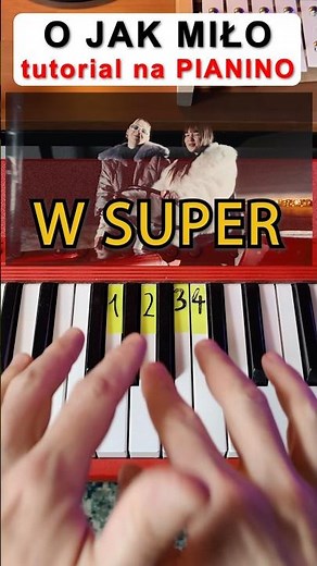 O jak miło - Ekipa prosty tutorial na PIANINO 🎹🚜 #pianino #ekipa #muzyka
