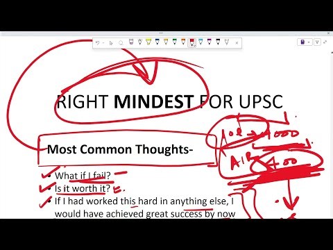 How to develop Topper's Mindset for UPSC?