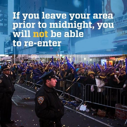 62K views · 1.1K reactions | Celebrating New Year’s in Times Square? There will be multiple screening points to enter. You won’t be able to bring in certain items including: ❌ backpacks & large bags  ❌ umbrellas☂ ❌ alcohol   You CANNOT discard property at the screening areas. | NYPD | Facebook