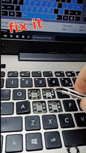 The keyboard is broken ASUS 556 laptop keyboard does not work, how not to repair the keys correctly
