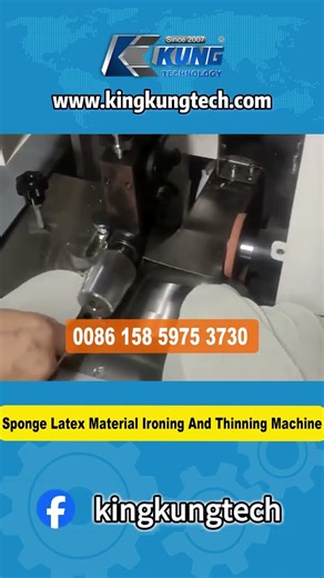 Sponge Latex Material Ironing And Thinning Machine