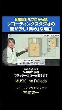 [Acoustic Secrets] Why Angles Matter in Studio Design - MUSIC inn Fujieda