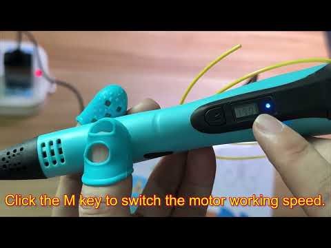 How to use 3D printing pen, 3D printing pen usage tutorial. How to use a 3D printing pen correctly.