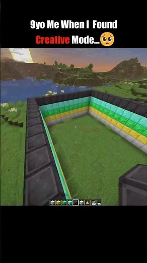 I Was 9 When I DISCOVERED Minecraft Creative Mode 💎🥹