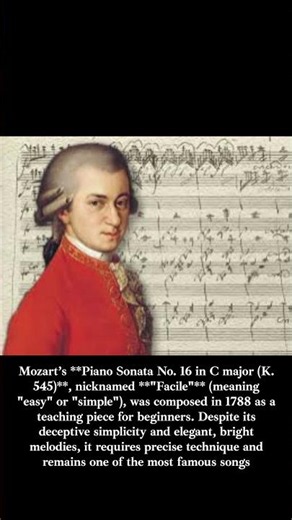 Piano Sonata no. 16 'Facile', K. 545