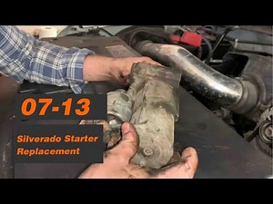 Replacing The Starter On My Silverado