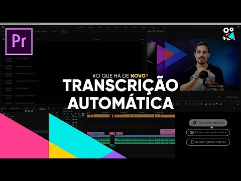 Transcrição Automática para Criação de Legendas no Adobe Premiere Pro