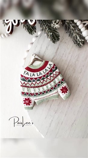 Amy Grebin on Instagram: "🎄 Can you handle the cuteness? 😍 Check out this adorable ugly Christmas sweater I made using the cookie cutter from Hannah @wildflourbakeryla… this was from our collab last year called Cozy Christmas!!! Repurposing designs into something new is one of my favorite challenges. 🎨 It’s so much fun to take something and turn it into something completely different. What’s your favorite way to upcycle old items? I’d love to hear your ideas! 💡 Also SURPRISE don’t miss out o