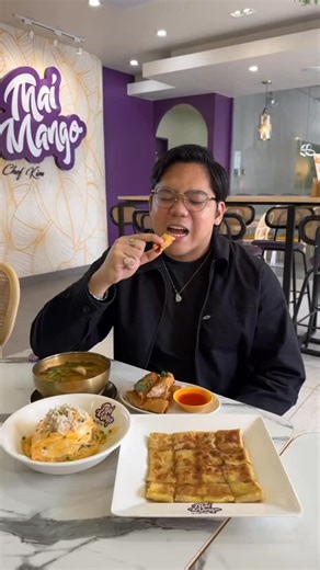 The crunch did the talking. 🔊🍤 Available for dine-in only. | Thai Mango