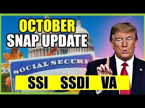 October SNAP Update - Big Changes for SSI, SSDI, VA Social Security