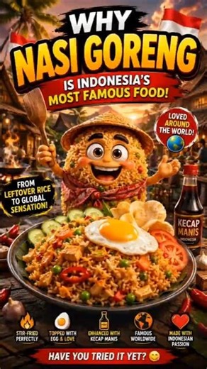 Why Nasi Goreng Is Indonesia’s Most Famous Food 🇮🇩🍚🔥