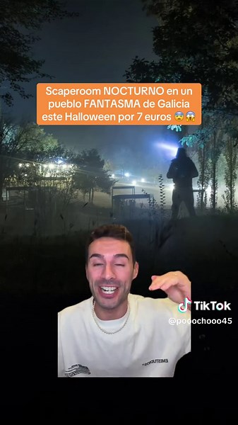 Planazo de Halloween con un scaperoom nocturno en un pueblo fantasma de Galicia #Galicia #Halloween #Plan #Scaperoom