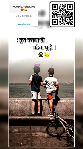 Vn Code Editor pro x7 on Instagram: "Trending VN CODE 🔥USE THIS SOUND 👇 Step 1: Take a screenshot of this reel Step 2: Open VN Video editor app Step 3: Click on the scanner in top of right corner Step 4: Scan the Screenshot & click on the download/use Step 5: Select your photos and export video #dileepeditx #dileepyadav393 #dileep_yaduvanshi_ #reel #trend vncode instsmagram vnediting vntutorial reels instagram explore edits editing edit explorepage trendingreels trending trend reelitfeelit ree