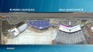 Acessos ao Terminal 1 do Aeroporto de Confins têm alterações por obras