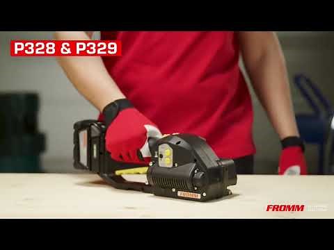 P328 & P329 Battery Powered Plastic Strapping Tools