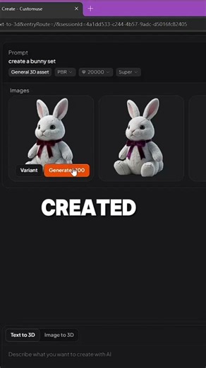 Make roblox 3D assets in second. Use code LARRY for FREE 100 AI credits + 3 days pro #customuse