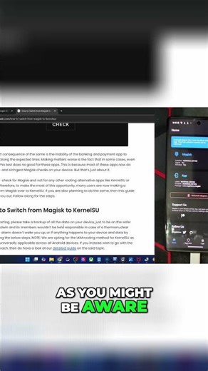 Root Any Phone! Magisk to KernelSU Switch (Easy Guide) #shorts