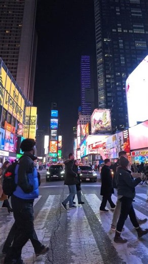 Night Walk in Times Square NYC🗽🇺🇸 POV Walk with DJI Osmo Pocket 3 #NYCvibes #timessquare #manhattan