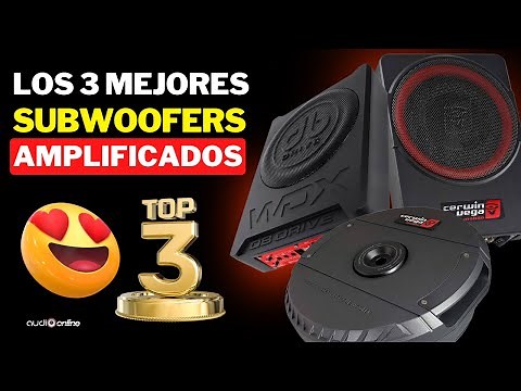 Top 3: Los mejores subwoofers amplificados para tu carro 🔊💪