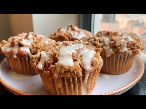 ULTIMATE Apple Crumble Muffins in 15 Minutes | Easy Apple Streusel Muffins at Home - Fall Desserts 🍁