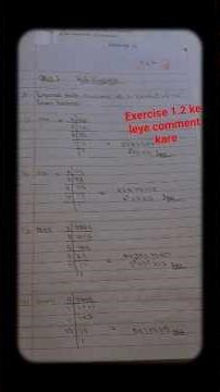 class 10 ch 1 math exercise 1.1 solution