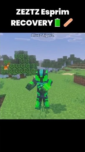 Kamen Rider ZEZTZ Esprim RECOVERY Transformation in MINECRAFT