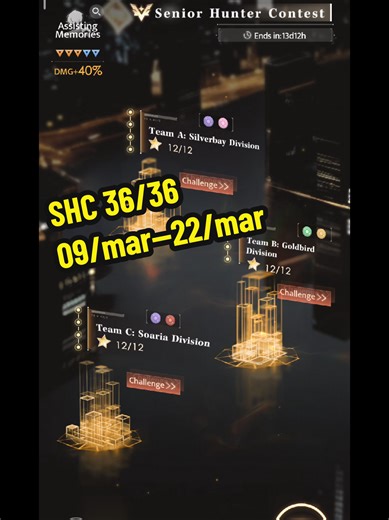 Senior Hunter Contest 03/09 — 03/22 Team A - Zayne Team B - Xavier Team C - Caleb #seniorhuntercontest #foryou #SHC #LoveandDeepSpace #LaDS