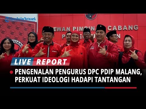 Pengenalan Pengurus DPC PDI Perjuangan Kota Malang Periode 2025–2030