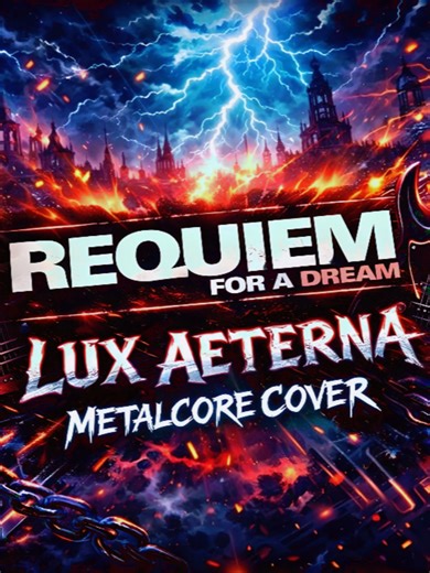 Lux Aeterna - Requiem for a Dream (UK Metalcore Cover) https://youtu.be/ufvyvKS9BkM 🔥 UK Metalcore Instrumental Cover – Lux Aeterna (Requiem for a Dream) 🔥 Prepare for an epic fusion of metalcore intensity and cinematic emotion with this UK metalcore instrumental cover of Lux Aeterna — the haunting and powerful theme from the 2000 film Requiem for a Dream. Originally composed by Clint Mansell and performed by the Kronos Quartet, Lux Aeterna has become one of the most iconic and recognisable pi
