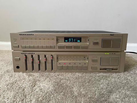 Marantz TA-100 Home Stereo System - PM-100 Integrated Amplifier + ST-100 AM FM Digital Radio Tuner