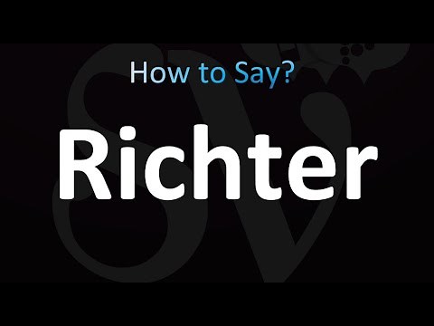 How to Pronounce Richter (correctly!)