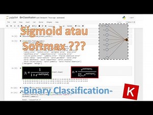 Sigmoid vs Softmax, Fungsi Aktivasi pada lapisan output, Part 1 - Binary Classification