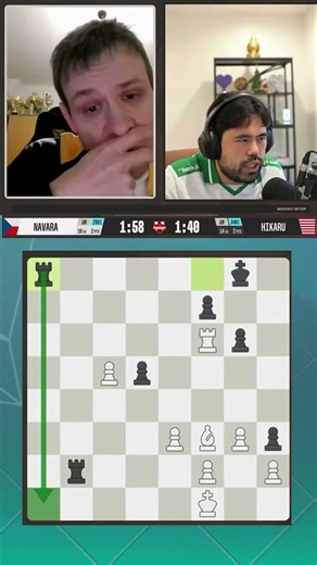 GM Navara vs GM Nakamura — Wild Battle in December Titled Tuesday Round 3 #chess #chessgame