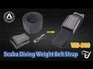 【 Scuba-Aquatec Diving Gear Guide】BK-205/WB-300 Weight Belt Installation Guide