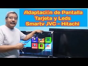 TV with broken screen JVC adaptation in Hitachi 40 "FullHD