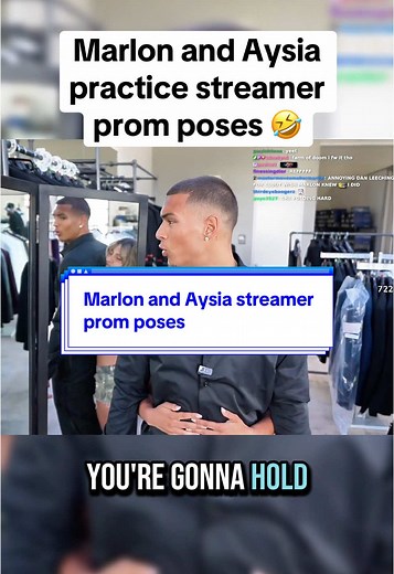 Marlon and Aysia's Fun Streamer Prom Poses