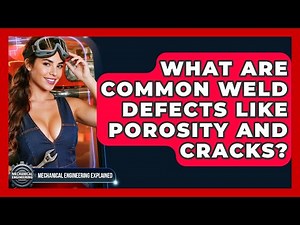 What Are Common Weld Defects Like Porosity And Cracks? - Mechanical Engineering Explained