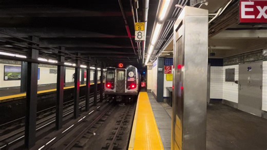 R143 (L) Train Leaving Halsey St 2025 Spotify Ad wrap