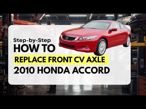 DIY Front Axle Replacement 2010 Honda Accord