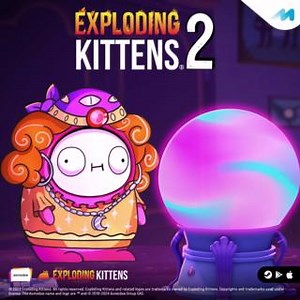 🔮 WE FORESEE A GIVEAWAY! 🔮 Pause the video to receive your cryptic fortune, then play a round of Exploding Kittens® 2 and show us if Madame Beatrice’s prediction was right – or wrong! – for your chance to win a prize! Simply post a screenshot of you epically defying your fate in Exploding Kittens® 2 in the comments below to be entered into the giveaway. Terms and details at https://ow.ly/xi8h50TREbH #ExplodingKittens #HalloweenSpecial #SpookySeason #VideoGames #Giveaway | Marmalade Game Studio