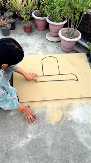 L = Shivji drawing tutorial step by step for beginners on dust #shorts