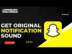 How To Get Original Snapchat Notification Sound !
