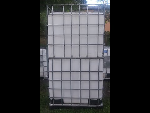 How to build an IBC Tote Shower DIY