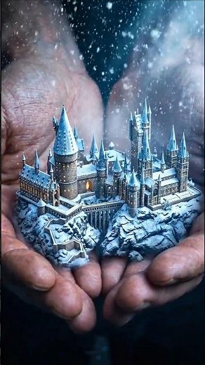 POV: You Are a GIANT at Hogwarts! 🏰 #harrypotter #hogwarts #satisfying