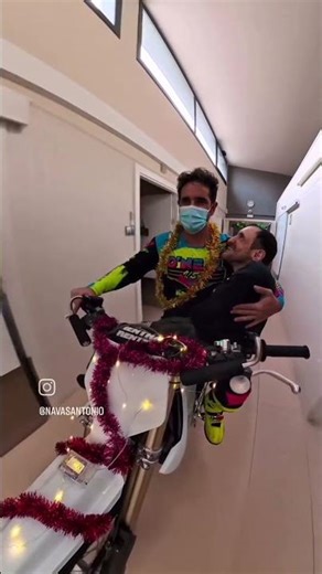 This made me smile today Man takes patients for rides at the hospital