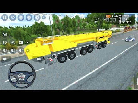 “Heavy Crane Simulator Gameplay – Full Power Test! 💛🔥