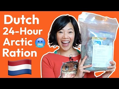 HUGE Arctic Dutch Ration Contains 24 Hours Worth of Food? 🇳🇱 Netherlands MRE